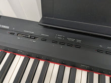Load image into Gallery viewer, Yamaha P-105 digital portable piano and fixed stand 3 pedals black stock #24214