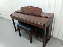 Load image into Gallery viewer, Yamaha Clavinova CLP-170 Digital Piano and stool in mahogany colour stock #24217