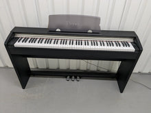 Load image into Gallery viewer, Casio Privia PX-730 Compact slimline Digital Piano in satin black Stock #24219