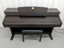 Load image into Gallery viewer, Yamaha Clavinova CLP-330 Digital Piano and stool in dark rosewood stock #24220