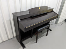Load image into Gallery viewer, Yamaha Clavinova CLP-330 Digital Piano and stool in dark rosewood stock #24220