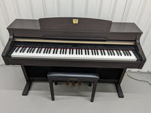 Load image into Gallery viewer, Yamaha Clavinova CLP-330 Digital Piano and stool in dark rosewood stock #24220
