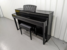 Load image into Gallery viewer, Yamaha Clavinova CLP-735 in polished ebony with stool and manuals stock nr 24222