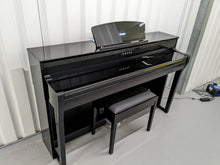 Load image into Gallery viewer, Yamaha Clavinova CLP-735 in polished ebony with stool and manuals stock nr 24222