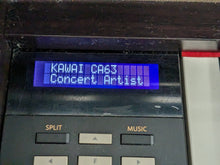 Load image into Gallery viewer, Kawai CA63 concert artist Digital Piano with adjustable stool stock number 24215