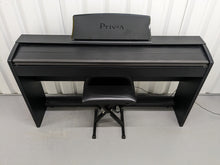 Load image into Gallery viewer, Casio Privia PX-735 Compact slimline Digital Piano + stool in black Stock #24223