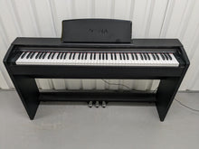 Load image into Gallery viewer, Casio Privia PX-735 Compact slimline Digital Piano + stool in black Stock #24223