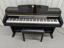 Load image into Gallery viewer, Yamaha Clavinova CLP-240PE Digital Piano polished GLOSSY BLACK stock # 24233