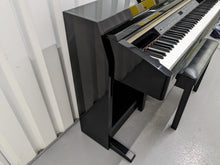 Load image into Gallery viewer, Yamaha Clavinova CLP-240PE Digital Piano polished GLOSSY BLACK stock # 24233