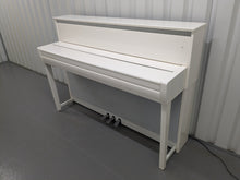 Load image into Gallery viewer, Yamaha Clavinova CLP-685WH Digital Piano polished glossy white stock 24224