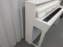 Load image into Gallery viewer, Yamaha Clavinova CLP-685WH Digital Piano polished glossy white stock 24224