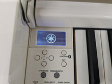 Load image into Gallery viewer, Yamaha Clavinova CLP-685WH Digital Piano polished glossy white stock 24224