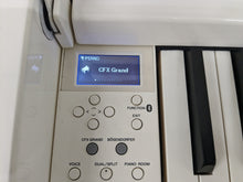 Load image into Gallery viewer, Yamaha Clavinova CLP-685WH Digital Piano polished glossy white stock 24224
