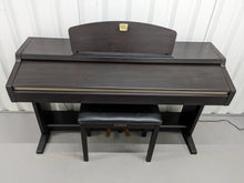 Load image into Gallery viewer, Yamaha Clavinova CLP-920 digital piano and stool in dark rosewood finish stock # 24226