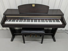 Load image into Gallery viewer, Yamaha Clavinova CLP-920 digital piano and stool in dark rosewood finish stock # 24226