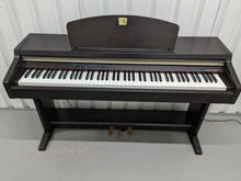 Load image into Gallery viewer, Yamaha Clavinova CLP-920 digital piano and stool in dark rosewood finish stock # 24226
