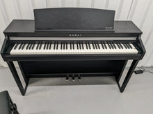 Load image into Gallery viewer, Kawai CA48 Concert Artist professional digital piano in satin black stock #24228
