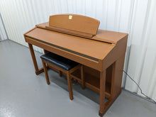 Load image into Gallery viewer, Yamaha Clavinova CLP-150c Digital Piano with stool in light oak stock nr 24225