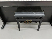 Load image into Gallery viewer, Roland HP102e digital piano and stool in dark rosewood finish stock number 24229