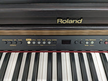 Load image into Gallery viewer, Roland HP102e digital piano and stool in dark rosewood finish stock number 24229