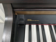 Load image into Gallery viewer, Roland HP102e digital piano and stool in dark rosewood finish stock number 24229
