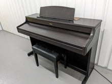 Load image into Gallery viewer, Roland HP-7e digital piano and stool in dark rosewood finish stock number 24238
