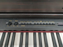 Load image into Gallery viewer, Roland HP-7e digital piano and stool in dark rosewood finish stock number 24238