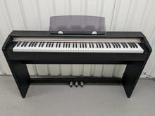 Load image into Gallery viewer, Casio Privia PX-730 Compact slimline Digital Piano in satin black Stock #24243