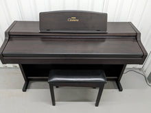 Load image into Gallery viewer, Yamaha Clavinova CLP-840 Digital Piano and stool in rosewood stock # 24239