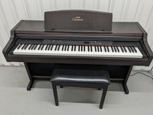 Load image into Gallery viewer, Yamaha Clavinova CLP-840 Digital Piano and stool in rosewood stock # 24239