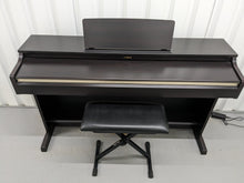 Load image into Gallery viewer, Yamaha Arius YDP-162 Digital Piano in rosewood, clavinova keyboard stock # 24244