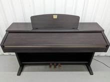 Load image into Gallery viewer, Yamaha Clavinova CLP-120 Digital Piano in dark rosewood stock #24257
