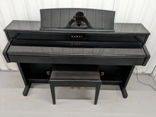 Load image into Gallery viewer, Kawai CS3 classic series Digital piano glossy black polished ebony stock #24247