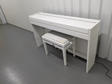 Load image into Gallery viewer, Yamaha Arius YDP-S51 white Digital Piano Slimline space saver stock number 24256