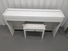 Load image into Gallery viewer, Yamaha Arius YDP-S51 white Digital Piano Slimline space saver stock number 24256