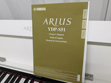 Load image into Gallery viewer, Yamaha Arius YDP-S51 white Digital Piano Slimline space saver stock number 24256