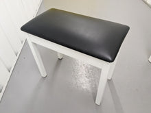 Load image into Gallery viewer, Yamaha Clavinova CLP-535 digital piano and stool in satin white stock # 24251