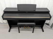 Load image into Gallery viewer, Yamaha Arius YDP-162 Digital Piano satin black clavinova keyboard stock #24279