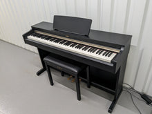 Load image into Gallery viewer, Yamaha Arius YDP-162 Digital Piano satin black clavinova keyboard stock #24279