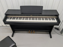 Load image into Gallery viewer, Yamaha Arius YDP-162 Digital Piano satin black clavinova keyboard stock #24279