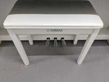 Load image into Gallery viewer, Yamaha Arius YDP-143 Digital Piano and stool in satin white finish stock #24274