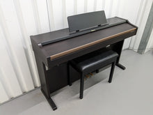 Load image into Gallery viewer, Roland HP101e Digital Piano in rosewood weighted keys 3 pedals, stock # 24264