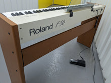 Load image into Gallery viewer, Roland F-50 Digital Piano and stand Full Size weighted 88 keys stock # 24252