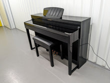 Load image into Gallery viewer, Yamaha Clavinova CLP-430PE in polished ebony glossy black + stool stock nr 24262