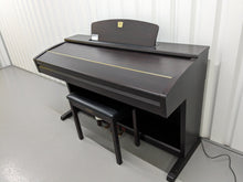 Load image into Gallery viewer, Yamaha Clavinova CVP-403 Digital Piano arranger and stool in rosewood stock # 24275