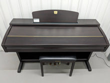 Load image into Gallery viewer, Yamaha Clavinova CVP-403 Digital Piano arranger and stool in rosewood stock # 24275