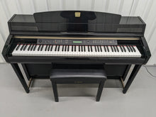 Load image into Gallery viewer, Yamaha Clavinova CLP-280 in Polished glossy black + matching stool stock # 24267