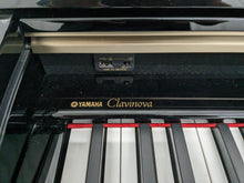 Load image into Gallery viewer, Yamaha Clavinova CLP-280 in Polished glossy black + matching stool stock # 24267