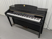 Load image into Gallery viewer, Yamaha Clavinova CLP-280 in Polished glossy black + matching stool stock # 24267