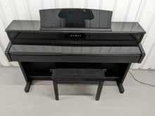 Load image into Gallery viewer, Kawai CS4 classic series Digital piano glossy black polished ebony stock #24268